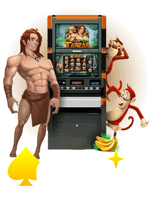 Biểu tượng tính năng bonus và vòng quay miễn phí trong slot gacam67 trang chủ chính thức
